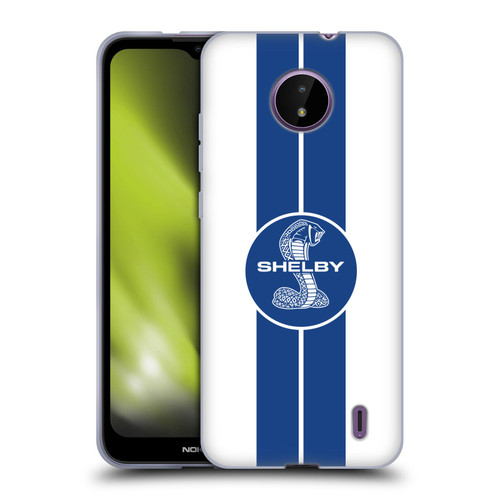 Shelby Car Graphics 1965 427 S/C White Soft Gel Case for Nokia C10 / C20