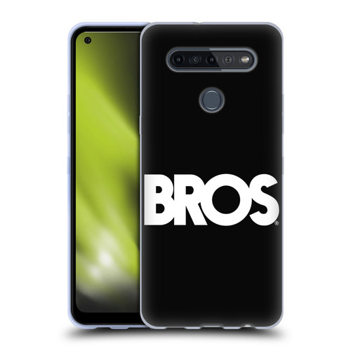 BROS Logo Art Text Soft Gel Case for LG K51S