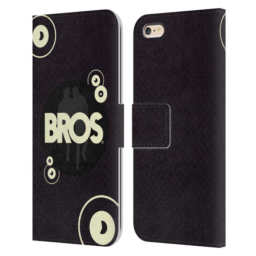 BROS Logo Art Retro Leather Book Wallet Case Cover For Apple iPhone 6 Plus / iPhone 6s Plus