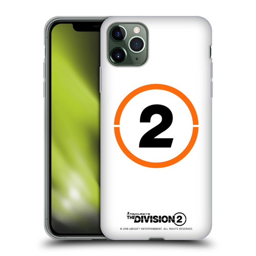 Tom Clancy's The Division 2 Logo Art Ring 2 Soft Gel Case for Apple iPhone 11 Pro Max