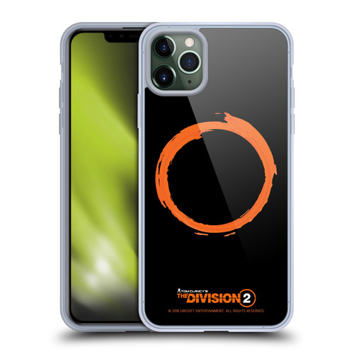Tom Clancy's The Division 2 Logo Art Ring Soft Gel Case for Apple iPhone 11 Pro Max