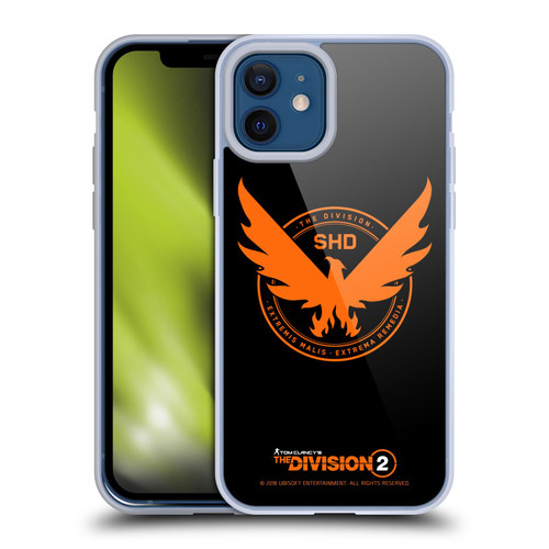 Tom Clancy's The Division 2 Logo Art Phoenix Soft Gel Case for Apple iPhone 12 / iPhone 12 Pro