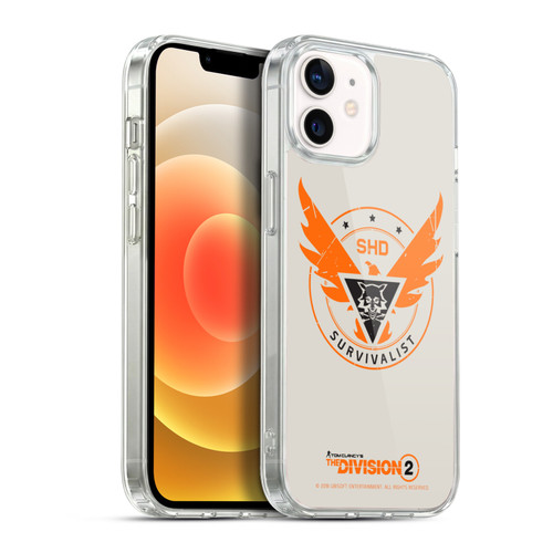 Tom Clancy's The Division 2 Logo Art Survivalist Soft Gel Case for Apple iPhone 12 / iPhone 12 Pro & MagSafe