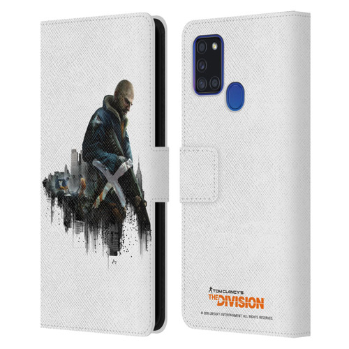 Tom Clancy's The Division Factions Rikers Leather Book Wallet Case Cover For Samsung Galaxy A21s (2020)