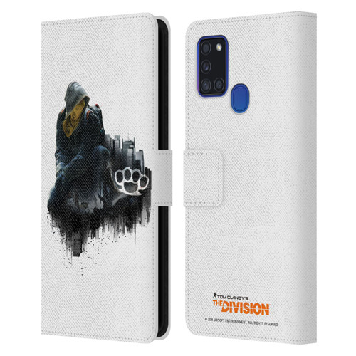 Tom Clancy's The Division Factions Rioters Leather Book Wallet Case Cover For Samsung Galaxy A21s (2020)