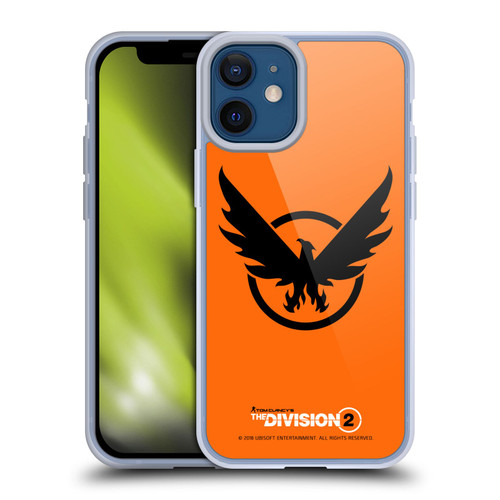 Tom Clancy's The Division 2 Logo Art Phoenix 2 Soft Gel Case for Apple iPhone 12 Mini