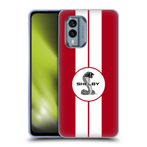 Shelby Car Graphics 1965 427 S/C Red Soft Gel Case for Nokia X30