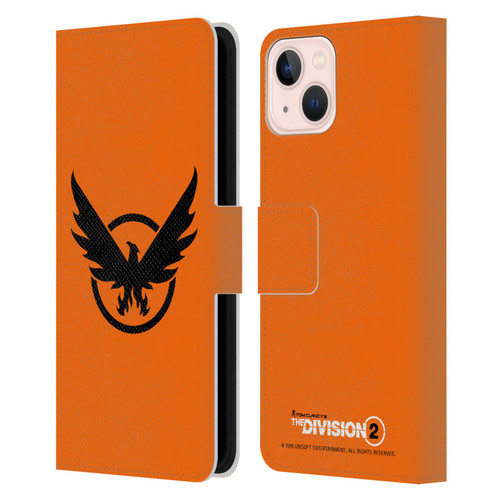 Tom Clancy's The Division 2 Logo Art Phoenix 2 Leather Book Wallet Case Cover For Apple iPhone 13