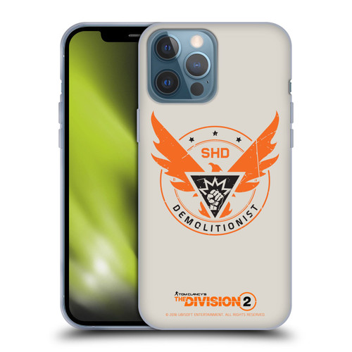 Tom Clancy's The Division 2 Logo Art Demolitionist Soft Gel Case for Apple iPhone 13 Pro Max
