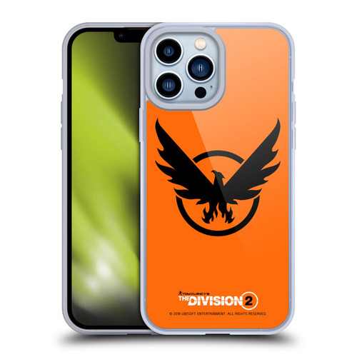 Tom Clancy's The Division 2 Logo Art Phoenix 2 Soft Gel Case for Apple iPhone 13 Pro Max