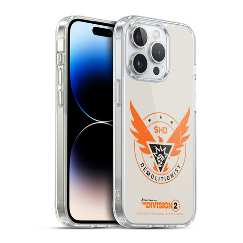 Tom Clancy's The Division 2 Logo Art Demolitionist Soft Gel Case for Apple iPhone 13 Pro & MagSafe