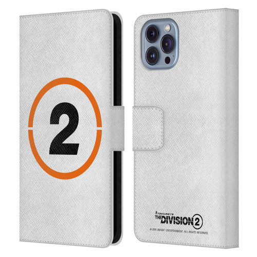 Tom Clancy's The Division 2 Logo Art Ring 2 Leather Book Wallet Case Cover For Apple iPhone 14