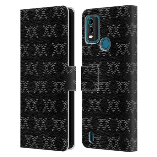 BROS Logo Art Pattern Leather Book Wallet Case Cover For Nokia G11 Plus