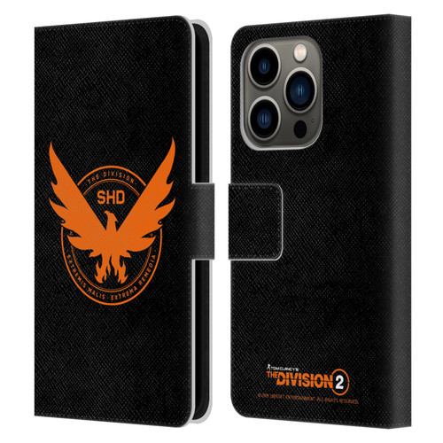 Tom Clancy's The Division 2 Logo Art Phoenix Leather Book Wallet Case Cover For Apple iPhone 14 Pro