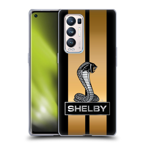 Shelby Car Graphics Gold Soft Gel Case for OPPO Find X3 Neo / Reno5 Pro+ 5G