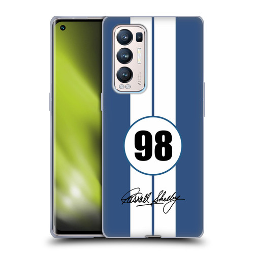 Shelby Car Graphics 1965 427 S/C Blue Soft Gel Case for OPPO Find X3 Neo / Reno5 Pro+ 5G
