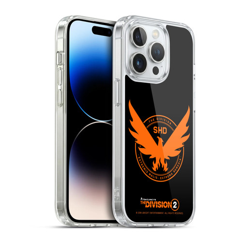Tom Clancy's The Division 2 Logo Art Phoenix Soft Gel Case for Apple iPhone 14 Pro & MagSafe