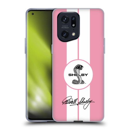 Shelby Car Graphics 1965 427 S/C Pink Soft Gel Case for OPPO Find X5 Pro