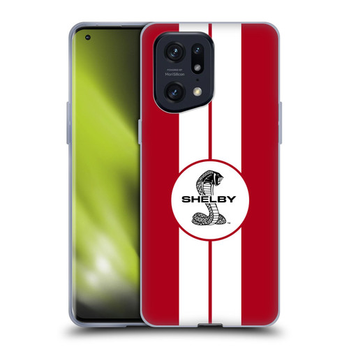 Shelby Car Graphics 1965 427 S/C Red Soft Gel Case for OPPO Find X5 Pro