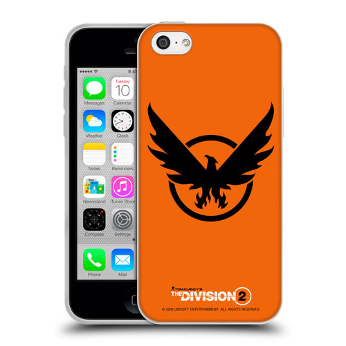 Tom Clancy's The Division 2 Logo Art Phoenix 2 Soft Gel Case for Apple iPhone 5c