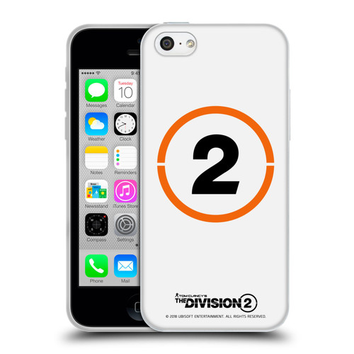 Tom Clancy's The Division 2 Logo Art Ring 2 Soft Gel Case for Apple iPhone 5c