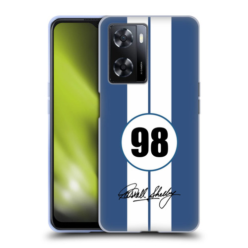 Shelby Car Graphics 1965 427 S/C Blue Soft Gel Case for OPPO A57s