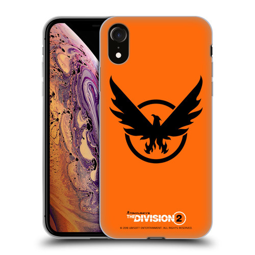 Tom Clancy's The Division 2 Logo Art Phoenix 2 Soft Gel Case for Apple iPhone XR