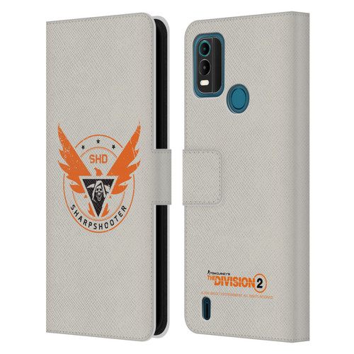 Tom Clancy's The Division 2 Logo Art Sharpshooter Leather Book Wallet Case Cover For Nokia G11 Plus