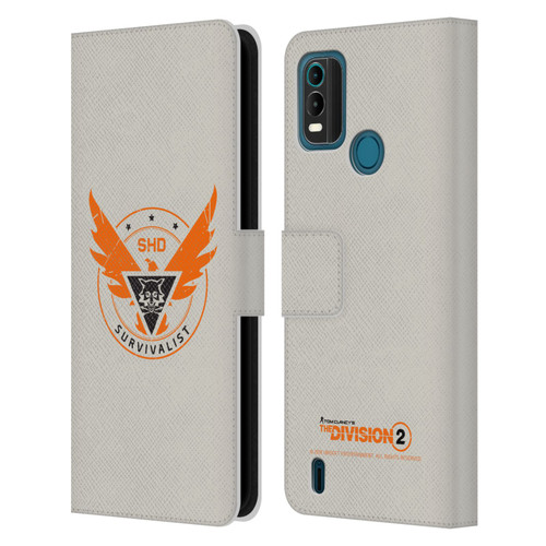Tom Clancy's The Division 2 Logo Art Survivalist Leather Book Wallet Case Cover For Nokia G11 Plus