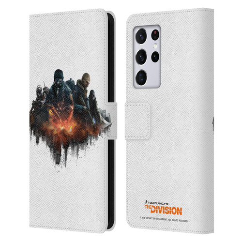 Tom Clancy's The Division Factions Group Leather Book Wallet Case Cover For Samsung Galaxy S21 Ultra 5G