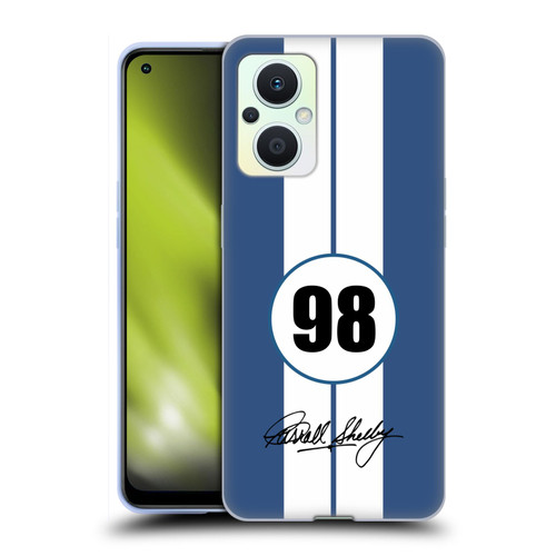 Shelby Car Graphics 1965 427 S/C Blue Soft Gel Case for OPPO Reno8 Lite