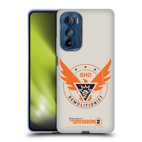 Tom Clancy's The Division 2 Logo Art Demolitionist Soft Gel Case for Motorola Edge 30