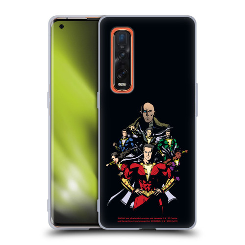 Shazam! 2019 Movie Character Art Family and Sivanna Soft Gel Case for OPPO Find X2 Pro 5G