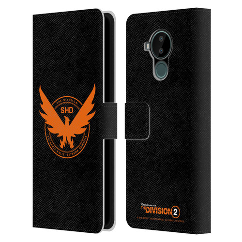 Tom Clancy's The Division 2 Logo Art Phoenix Leather Book Wallet Case Cover For Nokia C30