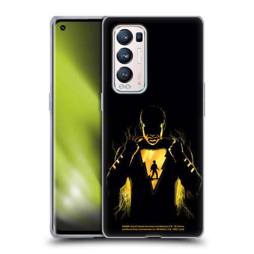 Shazam! 2019 Movie Character Art Lightning Silhouette Soft Gel Case for OPPO Find X3 Neo / Reno5 Pro+ 5G