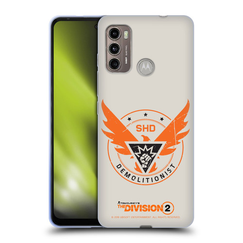 Tom Clancy's The Division 2 Logo Art Demolitionist Soft Gel Case for Motorola Moto G60 / Moto G40 Fusion