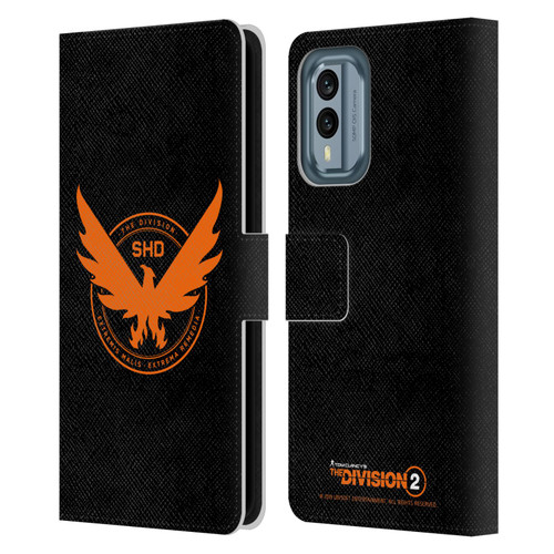 Tom Clancy's The Division 2 Logo Art Phoenix Leather Book Wallet Case Cover For Nokia X30