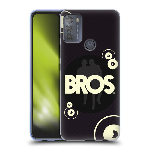 BROS Logo Art Retro Soft Gel Case for Motorola Moto G50