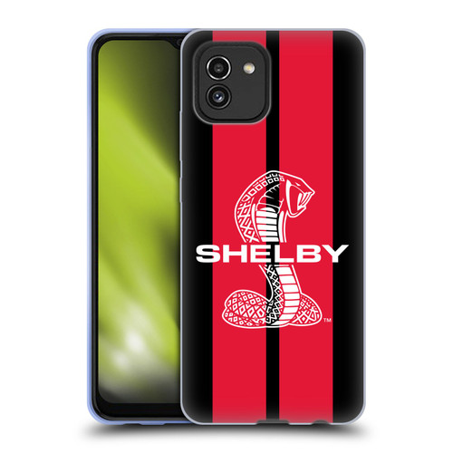 Shelby Car Graphics Red Soft Gel Case for Samsung Galaxy A03 (2021)