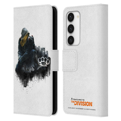 Tom Clancy's The Division Factions Rioters Leather Book Wallet Case Cover For Samsung Galaxy S23 5G
