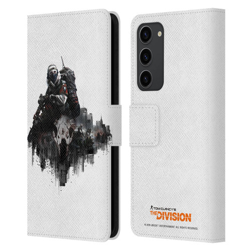 Tom Clancy's The Division Factions Last Man Batallion Leather Book Wallet Case Cover For Samsung Galaxy S23+ 5G
