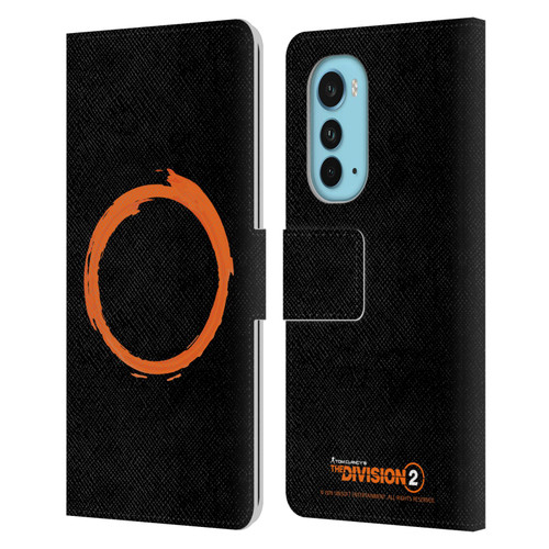 Tom Clancy's The Division 2 Logo Art Ring Leather Book Wallet Case Cover For Motorola Edge (2022)