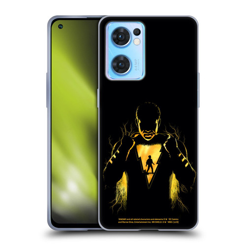 Shazam! 2019 Movie Character Art Lightning Silhouette Soft Gel Case for OPPO Reno7 5G / Find X5 Lite