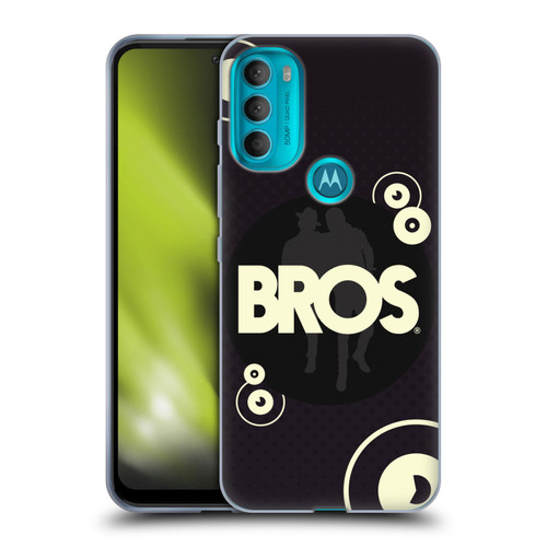 BROS Logo Art Retro Soft Gel Case for Motorola Moto G71 5G