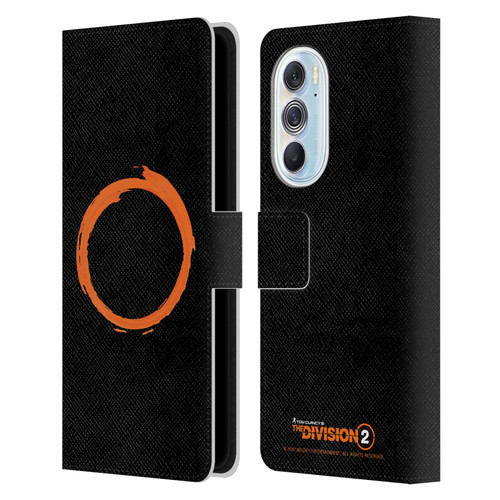 Tom Clancy's The Division 2 Logo Art Ring Leather Book Wallet Case Cover For Motorola Edge X30