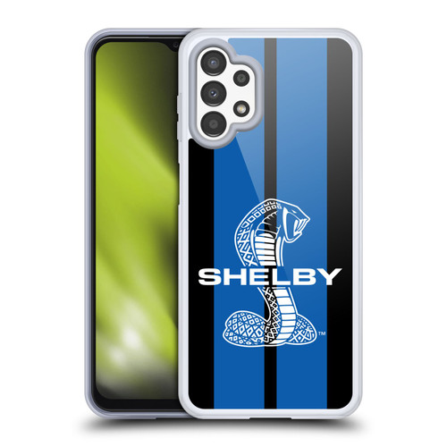 Shelby Car Graphics Blue Soft Gel Case for Samsung Galaxy A13 (2022)