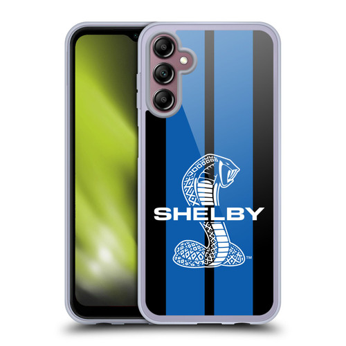 Shelby Car Graphics Blue Soft Gel Case for Samsung Galaxy A14 5G