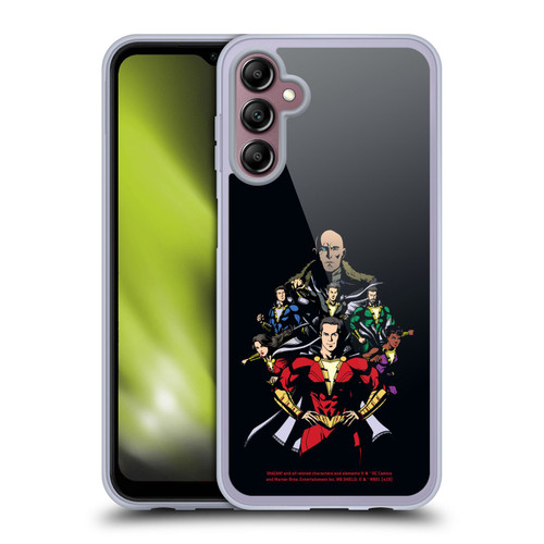 Shazam! 2019 Movie Character Art Family and Sivanna Soft Gel Case for Samsung Galaxy A14 5G