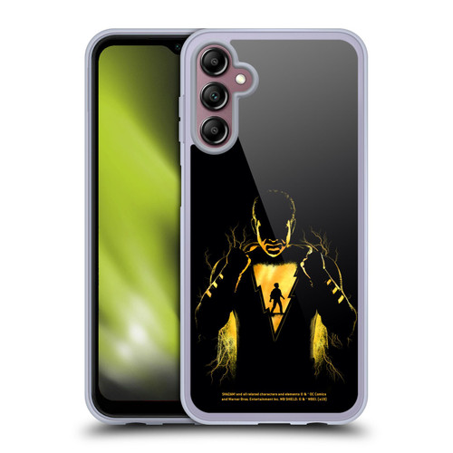 Shazam! 2019 Movie Character Art Lightning Silhouette Soft Gel Case for Samsung Galaxy A14 5G