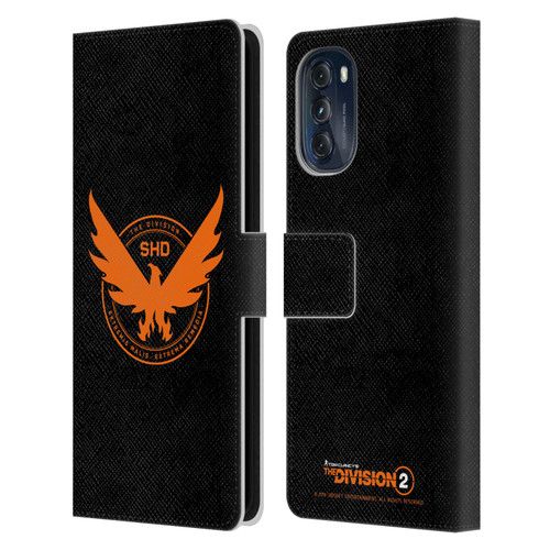 Tom Clancy's The Division 2 Logo Art Phoenix Leather Book Wallet Case Cover For Motorola Moto G (2022)